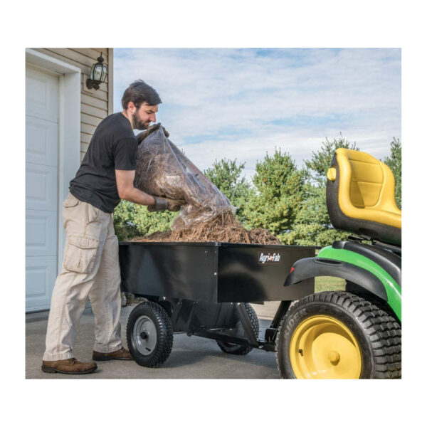 Agri-Fab Utility Tow Behind Steel Dump Cart, 750 Pound Capacity - Image 8