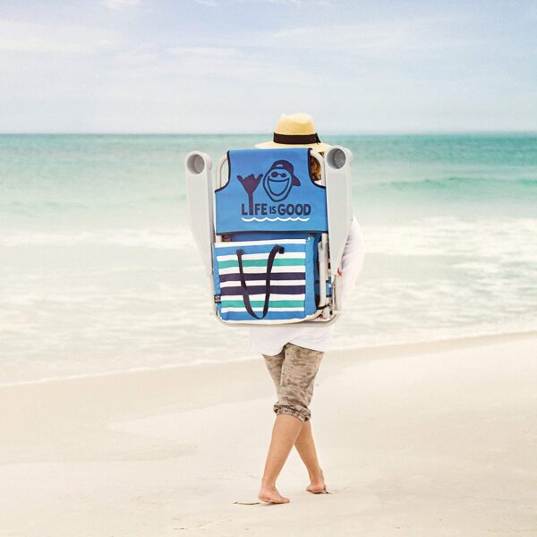ake Blue Beach Chair, Short - Image 2