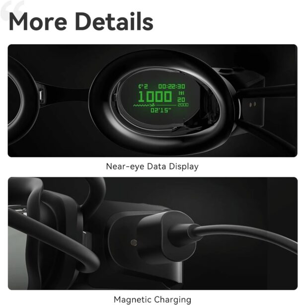 2s AR Smart Swim Goggles Anti-fog Swimming Goggles Fitness Tracker That Shows Your Metrics, Compatible with Open Water Mode - Image 8