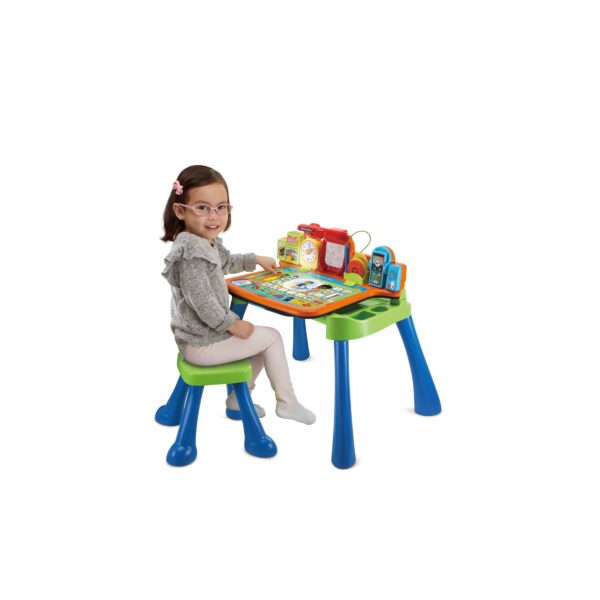 VTech Get Ready for School 5-in-1 Interactive Learning Desk for Toddlers with Projector & Music Player - Image 3