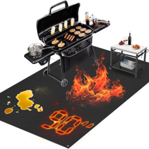 90x48 inch Extra Large Grill Mat for Outdoor Grill, Fireproof Deck Grill Mat
