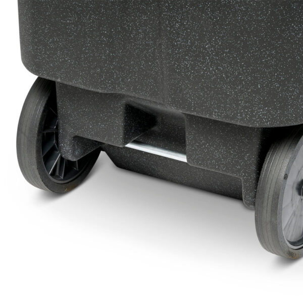 Toter 96 Gallon Trash Can with Smooth Wheels and Lid ; - Image 8