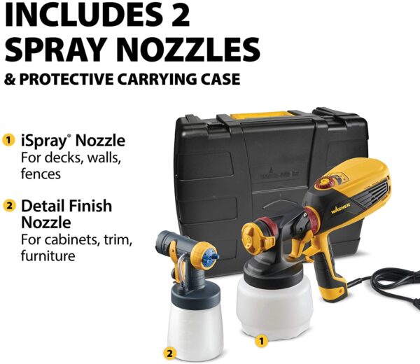 Wagner Spraytech 0529010 FLEXiO Handheld HVLP Paint Spraye - Image 7