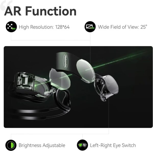 2s AR Smart Swim Goggles Anti-fog Swimming Goggles Fitness Tracker That Shows Your Metrics, Compatible with Open Water Mode - Image 4