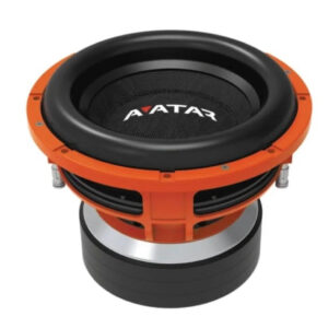 Avatar Tsunami 12′′ Subwoofer STU-1246-D1, 6000W Peak, 1-Ohm, Orange, 4′′ Voice Coil, Paper Cone
