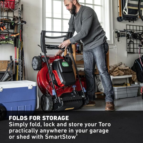 Toro Recycler 21466 22-Inch 60 V Battery Self-Propelled Lawn Mower - Image 8