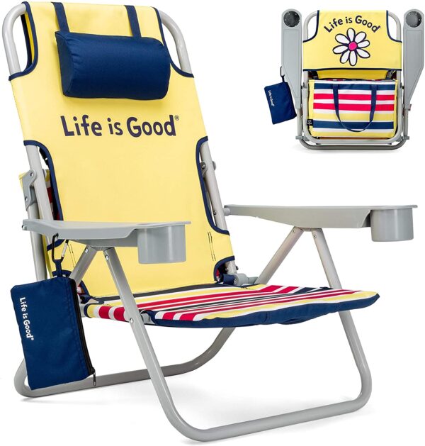 ake Blue Beach Chair, Short - Image 6