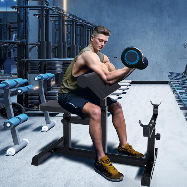 Uboway Adjustable Preacher Strength Training - Image 6